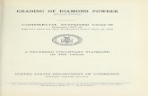 Grading of diamond powder (second edition) GRADINGOFDIAMONDPOWDER (SecondEdition) COMMERCIALSTANDARDCS123-49 [SupersedesCS123-45] EffectiveDateforNewProductionFromJune15,1949 ARECORDEDVOLUNTARYSTANDARD