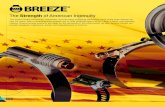 The Strength of American Ingenuity · 2020. 6. 19. · The Strength of American Ingenuity The Breeze Brand introduced, pioneered, and has been supplying perforated worm-drive hose