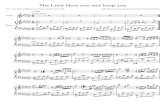 The Lord bless you and keep you Piano solo2The Lord bless you and keep you 5 John Rutter (as performed by Catrin Finch) 8 11 14 Flute Piano 44 44 44 Cresc. = 55 Tempo Rubato ( ) Use