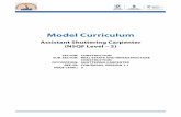 Model Curriculum · 2016. 9. 3. · h ( 2) Assistant Shuttering Carpenter . CURRICULUM / SYLLABUS . This program is aimed at training candidates for the job of an “Assistant Shuttering