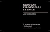 MAGYAR FILOZÓFIAI SZEMLE - REAL-Jreal-j.mtak.hu/14010/1/MFSZ_2019_1_nyomdanak.pdf · 2020. 2. 14. · magyar filozófiatörténeti konferencia ezt a kérdésfeltevést, amelynek