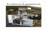 Techtron Equipment BROCHURE 2016.pdfTechtron Equipment 3 Products TEC F500 Gas Fryer Gas fryer delivering 500kg/h product using a heat exchanger with a package burner. Submerger- and