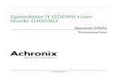 Speedster7t GDDR6 User Guide (UG091) - Achronix · 2021. 2. 4. · Preliminary Data 4 PHY ... connected to the GDDR6 PHY via the DFI4.0 interface.The controller also has sub-modules
