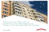 Operations Manual for Owners and Managers of Multi-Unit ... · Multi-Unit Residential Buildings. CMHC helps Canadians meet their housing needs. Canada Mortgage and Housing Corporation