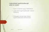 Laaja-alaiset oppimisvaikeudet JEDU 12.12 - Purot.net...JAMK/AOKK Maija Hirvonen 2013 Oppimisen vaikeuden ymmärtäminen oppimistaitojen arvioinnin pohjana Maija Hirvonen 2013 Erityisopetuksen
