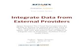 Integrate Data from External Providers...User Guide - Integrate Data from External Providers20 January, 2020 Integrate Data from External Providers The Pro Cloud Server helps you to