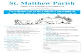 St. Matthew Parish...2017/12/03  · St. Matthew Parish 19 Dora Lane, Limerick, Maine 04048-3527 Tel. 207-793-2244 website: Diocese of Portland Diocesan website: We welcome you to