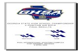 GEORGIA STATE HIGH SCHOOL CHAMPIONSHIP 3 POSITION AIR RIFLE … · 2013. 2. 24. · 2005 State Championship 3 Position Air Rifle Pool International Shooting Complex Fort Benning,