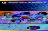 GUJARAT AMBUJA EXPORTS LIMITED · Smt. Sulochana Gupta Independent Directors Shri Rohit Patel Shri Sudhin Choksey* Shri Rashmikant Joshi** Shri Vishwavir Saran Das Shri Sandeep Singhi