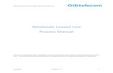 Wholesale Leased Line Process Manual - Gibtelecom · 2017. 12. 11. · Wholesale Leased Line Offering Process Manual . 01/12/17 Version 1.0 1 . Wholesale Leased Line . Process Manual