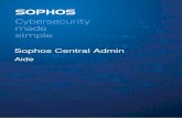 Sophos Central Admin · 2020. 9. 2. · Sophos Central Admin 3 Vue générale Le menu principal contient les fonctions auxquelles vous avez accès dans Sophos Central. Elles figurent