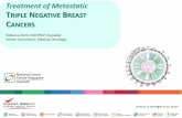 Treatment of Metastatic NEGATIVE BREAST · 2018. 1. 18. · RAPTOR AKT1 AKT2 AKT3 BRCA1 BRCA2 ATM RB1 AURKA CDNK2A CCNE1 CCND3 CCND2 CCND1 CDK6 CDK4 NF1 CRAF BRAF KRAS EGFR MET IGF1R