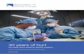 30 years of hurt · 2020. 12. 16. · Modernising NHS dentistry: implementing the NHS Plan introduced a range of measures to improve dentistry. These included using NHS Direct to