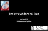 Pediatric Abdominal Pain · •Generalized abdominal pain x 3 days •Nausea, vomiting •Diarrhea •39.0 •110HR •BP 100/60. Mesenteric Adenitis •3 or more nodes, 5 mm each