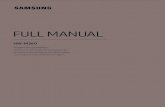 FULL MANUALUSER MANUAL See this manual for safety instructions, product installation, components, connections, and product speciications. FULL MANUAL You can access the Full Manual
