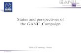 Status and perspectives of the GANIL Campaignnpg.dl.ac.uk/agata_acc/talks/ACC2016-Clement.pdf · 2016. 7. 13. · state in 23Mg as a probe for classical novae models P. Bednarczyk
