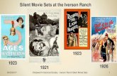 Silent Movie Sets at the Iverson Ranch Downloads/Iverson...05/23/2017 Chatsworth Historical Society - Iverson Ranch Silent Movie Sets 25 Tell it to the Marines is a 1926 silent movie