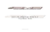 GT-R Alpha 10/12 Turbo Kit - amsperformance.com · 2017. 1. 12. · Your AMS GT-R Alpha 10/12 Turbo Kit has turbocharger compressor covers that are retained to the CHRA with a large