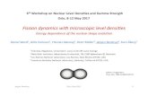 Fission dynamics with microscopic level densi4estid.uio.no/workshop2017/talks/OsloWS17_Randrup.pdf · 106 (2011) 132503 Jørgen Randrup Oslo: May 2017 7 Energy dependence of the ﬁssion