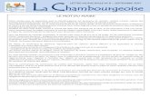 L Chambourgeoise LETTRE MUNICIPALE N° 8Dotations: Pour 2017, la totalité des dotations est de 139 139,00 € onte 132 000,00 € inscrit au budget, soit un delta positif de 7 139,00