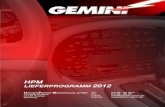Prospekt Gemini - HPMh-p-m.com/content/katalog/Prospekt-Gemini2012g.pdfHandelsPartner Mecklenburg GmbH vor dem Haßel 6 21438 Brackel Germany Tel. 04185 - 58 58 0 Fax 04185 - 53 85