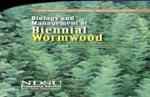 Biology and Management of Biennial Wormwood3 Biology and Management of Biennial Wormwood Identiﬁ cation Biennial wormwood is a small-seeded plant that behaves like an annual species.