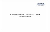 Draft NHS Model Complaints Handling Procedure [word version] · Web view Draft NHS Model Complaints Handling Procedure [word version] Last modified by Sivarajah, Gajan Company Scottish