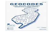 GEOCODES COVER 2(1/03) - Government of New Jersey · STATE CODES This manual also contains the standard identification codes for New Jersey counties and municipalities. These codes