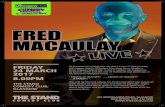 FRED MACAULAYfredmacaulay.nexusweb.co.uk/wp-content/uploads/... · 333 woodlands road, glasgow box office: 0141 212 3389 fred macaulay friday 24 march 2017 8.00pm the stand comedy