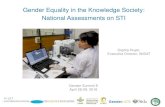 Gender Equality in the Knowledge Society: National ......Gloria Bonder, Director, Gender, Society and Policies Department, FLACSO ; and UNESCO Regional Chair on Women, Science and
