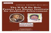 The W.E.B Du Bois Fannie Lou Hamer Institute for Academic ... Report 2013-14.pdfmarquita gammage dr. aimee glocke dr. sheba lo dr. theresa white college/ university sponsors associated