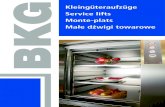 Kleing£¼teraufz£¼ge Service lifts Monte-plats Ma¥â€e d wigi ... Service lifts EN 81-3 / machinery directive