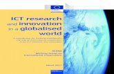 ICT research and innovation in a globalised world...3.4 Wireless Sensor Networks 3.5 Future Urban Mobility/e-Mobility 3.6 ICT for Inclusion and Well-being 3.7 Software – Focus Enterprise