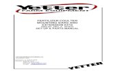 FERTILIZER COULTER MOUNTING BARS AND EXTENSION KITS · FERTILIZER COULTER MOUNTING BARS AND EXTENSION KITS 2565-301_REV_A 02/2015 SET-UP & PARTS MANUAL YETTER MANUFACTURING CO. FOUNDED