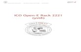 ICO Open-E Rack 2221 (yst8)...Certification Document ICO Open-E-Rack 2221 (yst8) 01/02/2012 2 Executive summary After performing all tests, the ICO Open-E-Rack 2221 system has been