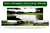San Angelo Country Club · 2016. 5. 3. · San Angelo Country Club Your Country Home May 2016 April was full of showers, with the monthly rainfall totaling 5.6 inches. Due to the