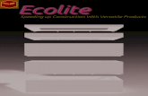 Ecolite...Ecolite chambers are formed by interlocking rectangular rings. Several ring sizes are available and can be placed on some pre-existing concrete chambers. Ecolite …