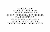 GILGIT BALTISTAN – POLITICAL CONTROL UNDER PAKISTAN … · 2020. 7. 20. · By R Chandrashekhar, Senior Fellow, CENJOWS GILGIT BALTISTAN – POLITICAL CONTROL UNDER PAKISTAN OCCUPATION