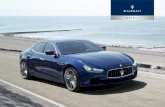 ghibli - Maserati · PDF file 2016. 7. 28. · ghibli / design La Maserati Ghibli est un chef-d’œuvre de design qui privilégie sportivité et élégance. À l’instar de la première