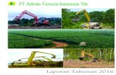 PT Adindo Foresta Indonesia Tbkpenunjang di bidang kehutanan. Menciptakan nilai tambah bagi industri jasa penyewaan sekaligus dalam rangka mendukung program pemerintah dengan penyediaan