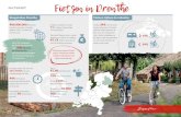 Fietsen in Drenthe · PDF file 2019. 3. 13. · Drenthe is een 5 sterren fietsprovincie. In Drenthe stoort men zich minder aan de drukte op het fietspad dan in de rest van Nederland.