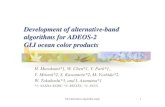 Development of alternative-band algorithms for ADEOS-2 GLI ...suzaku.eorc.jaxa.jp/GLI/meet/2001/O_06.pdfGLI alternative algorithm study 1 Development of alternative-band algorithms