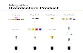 MegaGen Overdenture Product · 2019. 9. 30. · Overdenture Product. Advantages Meg-Loc System Strong Durability The Meg-Loc’s future-oriented Pekkton material provides low water