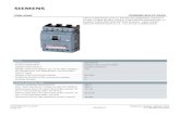 Data sheet 3VA6460-5HL31-0AA0 - Steiner Electric...Max. rated operational voltage of the size of the circuit-breaker 600 A Courant permanent assigné Iu 600 A Operating current at