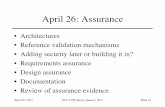 April 26: Assurancenob.cs.ucdavis.edu/classes/ecs235b-2017-02/slides/2017... · 2017. 4. 26. · April 26, 2017 ECS 235B Spring Quarter 2017 Slide #7. Examples ... Example Stage 2