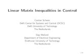 Linear Matrix Inequalities in Control12/54 Carsten Scherer Siep Weiland For a real or complex matrix A the inequality A 4 0 means that A is Hermitian and negative semi-deﬁnite. •