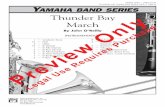Thunder Bay - Stanton's...Thunder Bay March By John O’Reilly INSTRUMENTATION GRADE LEVEL: 1 (VERY EASY) (Correlates with Yamaha Band Student, Book 2, Page 6)YAMAHA BAND SERIES 1—Conductor
