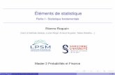 Éléments de statistique Partie I - Statistique fondamentaleetienne.roquain.free.fr/file/Slides_chap1.pdf · 2019. 9. 3. · Cadre formel Déﬁnition Une expérience statistique