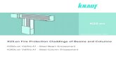 K25.en Fire Protection Claddings of Beams and Columns · 2018. 4. 19. · 3 K25.en Knauf Vidifire A1 - Fire Protection Claddings of Beams and Columns Fireboard cladding thickness