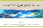 Japanese Alliance for Climate Change Observation (JACCO)occco.nies.go.jp/pdf/jacco_pamphlet_e_2017.pdf · 2017. 1. 30. · JACCO has organized expert meetings and set up working groups
